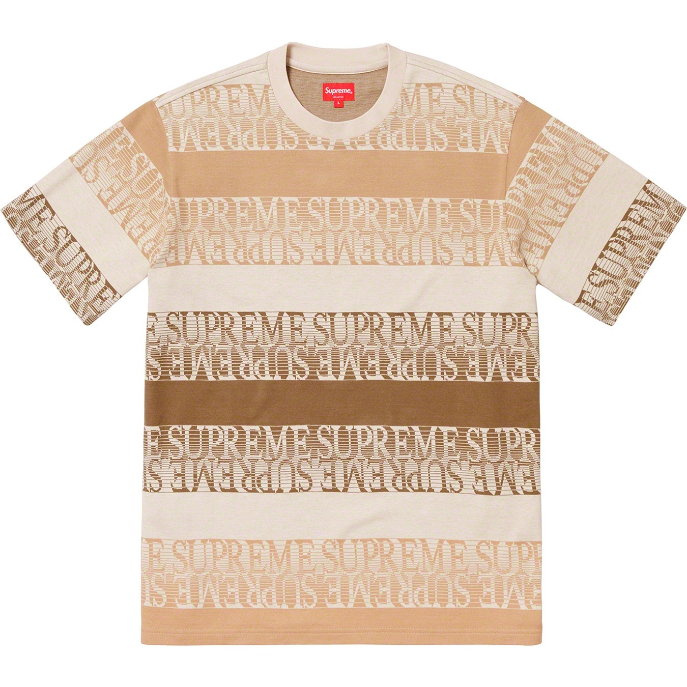 Text Stripe Jacquard S/S Top view 5